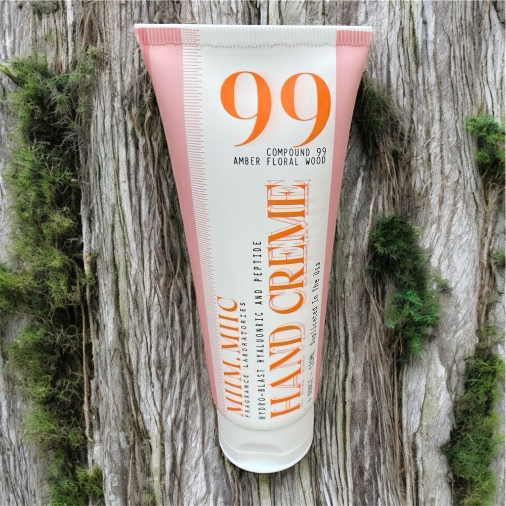 NIB New Unopened Miim Miic #99 Hand Creme/Lotion 4 oz Amber Floral Wood